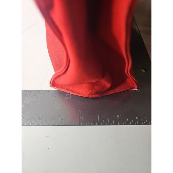 Le Supersac Red Oversized Shopper Bag Tote Carry On Rainbow Vintage - Picture 16 of 16